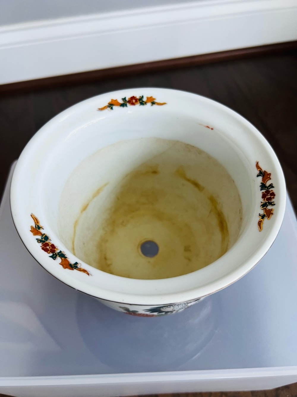 Vintage Chinese Porcelain Planter - Picture 4 of 7